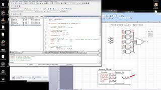 VHDL Design Example - Structural Design w/ Basic Gates in ModelSim