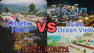 Heha Ocean View vs Obelix Hills Jogja Indonesia | Travel Duel