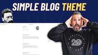 He built this SIMPLE blog theme in 48 hours?! 
