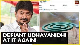 After Dengue, Malaria Jibe At Sanatan, Tamil Nadu Minister Udhayanidhi Posts Mosquito Coil Picture