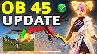 OB45 update free fire | Free Fire ob45 update full details | 26 June new update free fire