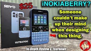 The $25 SERVO ULTRA700 Feature Phone has NFC and a QWERTY Keyboard...but how functional is it?