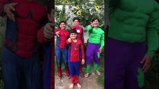 Superheroes prank on Monkey #shorts