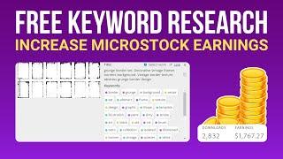 How I do SEO keyword and title research on microstock agencies (free)