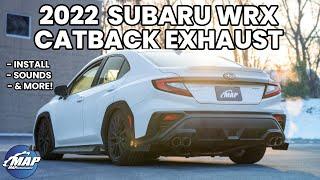 2022 Subaru WRX Cat-Back Exhaust System By MAPerformance