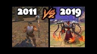 Evolution of SMITE - From 2011 to 2019