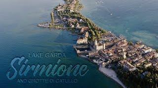 Sirmione Lake Garda in Italy | The Grotte di Catullo | 5K Drone Video