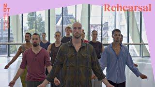 Rehearsal 'Clowns' - Hofesh Shechter (NDT 1 | Architecture of the Invisible)