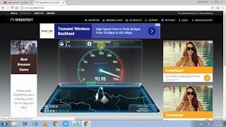 vianet internet speed test