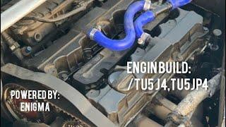 stop-motion tu5-jp4/tu5j4 T engine build assembly, peugeot