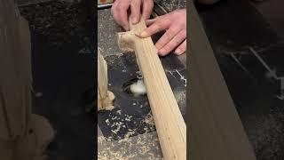 Rounding and shaping table legs #woodworking #furnituremaker #finewoodworking #maker #bois #router