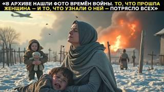 На старом фото была просто ДОЯРКА. Оказалось — она вывела СОРАК ДЕТЕЙ из зоны обстрела….