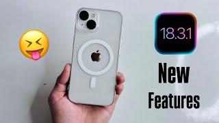 iOS 18.3.1 new features on iPhone 13 - iPhone 13 on iOS 18.3.1|  What's New