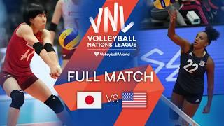  JPN vs.  USA - Full Match | Women’s VNL 2019