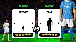 Tallest vs. Shortest Clubs... in FC25!