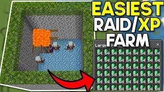 BEST AFK Raid Farm Minecraft Bedrock 1.20 (Emerald Farm) (MCPE/Xbox/PS4/Nintendo Switch/Windows10)