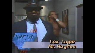 Steiner Brothers vs Lex Luger & Mr Hughes   Saturday Night Nov 23rd, 1991