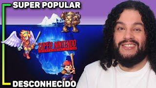 RPGs do SNES dos mais famosos aos que você NÃO viu | Jogo do Iceberg