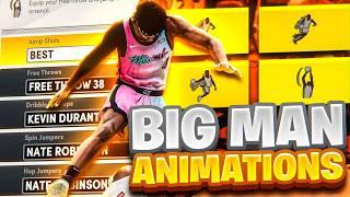 BEST NBA 2K25 BIG MAN (6’10 & up) ANIMATIONS (JUMPSHOTS, LAY + DUNK PACKAGES, DRIBBLE MOVES & POST)