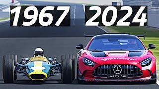 Can The SAFETY CAR Beat A 60S F1 Car?