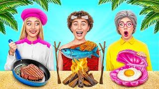 Reto De Cocina Yo vs Abuela En la Isla de Multi DO Challenge