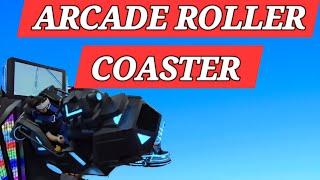 HAVE A LOOK AT THE NEW VR ROLLER COASTER. WHITBY. holiday resort claw,crane,2p pushers,new machines!