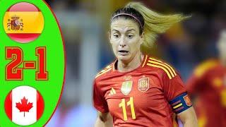 Spain vs Canada Highlights | Women's Football