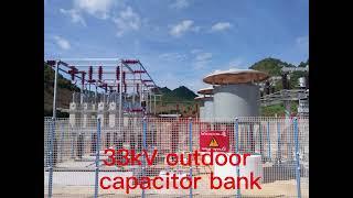 High voltage Outdoor capacitor bank