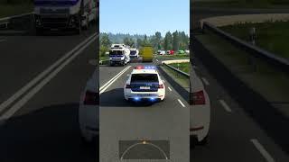  High speed police chase on TruckersMP 