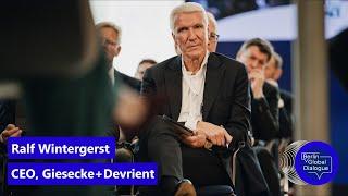 Berlin Global Dialogue 2023: Ralf Wintergerst, CEO of Giesecke+Devrient