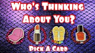 "WHO'S THINKING ABOUT YOU LATELY? WHY?" +Messages/Charms/Details  Pick A Card Tarot Love Reading