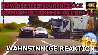 AMG BEI 240+ KMH KNALLT VOLL DRAUF & BMW M ÜBERLEBT DURCH REINES GLÜCK – Dashcams in 4k