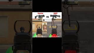 Vector vs UMP damage  #pubg #pubgtipsandtricks