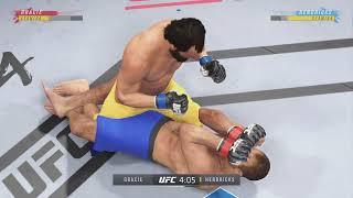 EA SPORTS UFC 4 royce Gracie vs johnny Hendricks