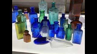 ANTIQUE POISON BOTTLE BASICS— Shapes-colors- identification and more.