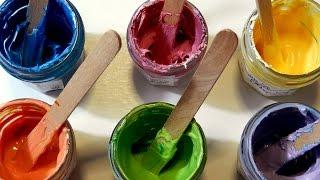 How to make BODY PAINT - Home made Face Paint for children (Party, Carnival, Saint Patrick's Day)