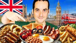 AMERICAN Tries the MOST Iconic British Foods (London Food Guide!)