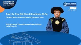 Orasi Ilmiah Guru Besar Prof. Siti Nurul Khatimah