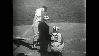 Mickey Mantle at bat 1961 World Series game 4 New York Yankees at Cincinnati Mel Allen NBC telecast