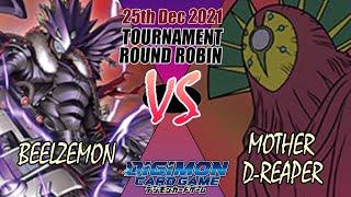Digimon TCG Beelzemon Vs Mother D-Reaper Round Robin BO3! - 25th December 2021