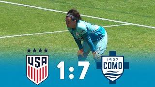 ex USA Women vs Men (Como) 1-7 - All Goals & Highlights 2023