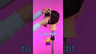 Einfache Frisur mit Haarklammer 🩷 #frisur #frisuren #frisurentutorial #haare #haarklammer #shorts