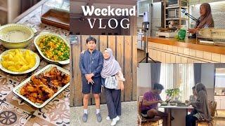 #weekendvlog WEEK END PRODUKTIF/MASAK STEAK AYAM/ ISI WORKSHOP/JALAN SORE/ DADAR BEREDAR BABE CABITA