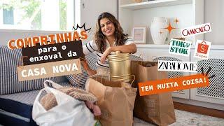 COMPRINHAS PARA A CASA NOVA!! | Shopee, Zara home, Camicado e muito mais