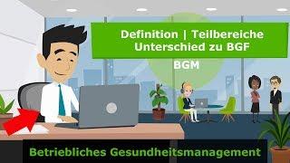 Betriebliches Gesundheitsmanagement (BGM) | Basic Infos, Unterschied zu BGF und Teilbereiche