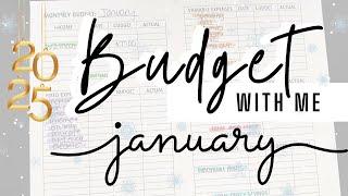 January 2025 Monthly Budget...NEW year NEW Budget! Budget with me for the new year!