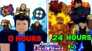 Starting Over and Becoming OVERPOWERED in 24 Hours on Anime Last Stand Roblox