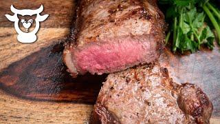 Steak in Oven Recipe - SIMPLE Broiled Steak! | NIBLETS | #shorts