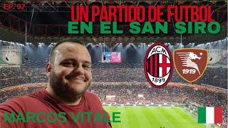 Así es un PARTIDO DE FÚTBOL del AC MILAN en el ESTADIO SAN SIRO ️