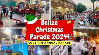 Belize Christmas Parade 2024 | Love F.M. radio station's annual parade!